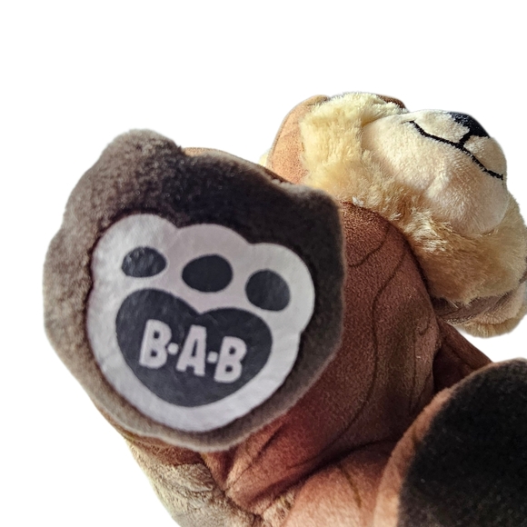 Build-A-Bear Cream and Brown Plush Dog - Picture 4 of 5